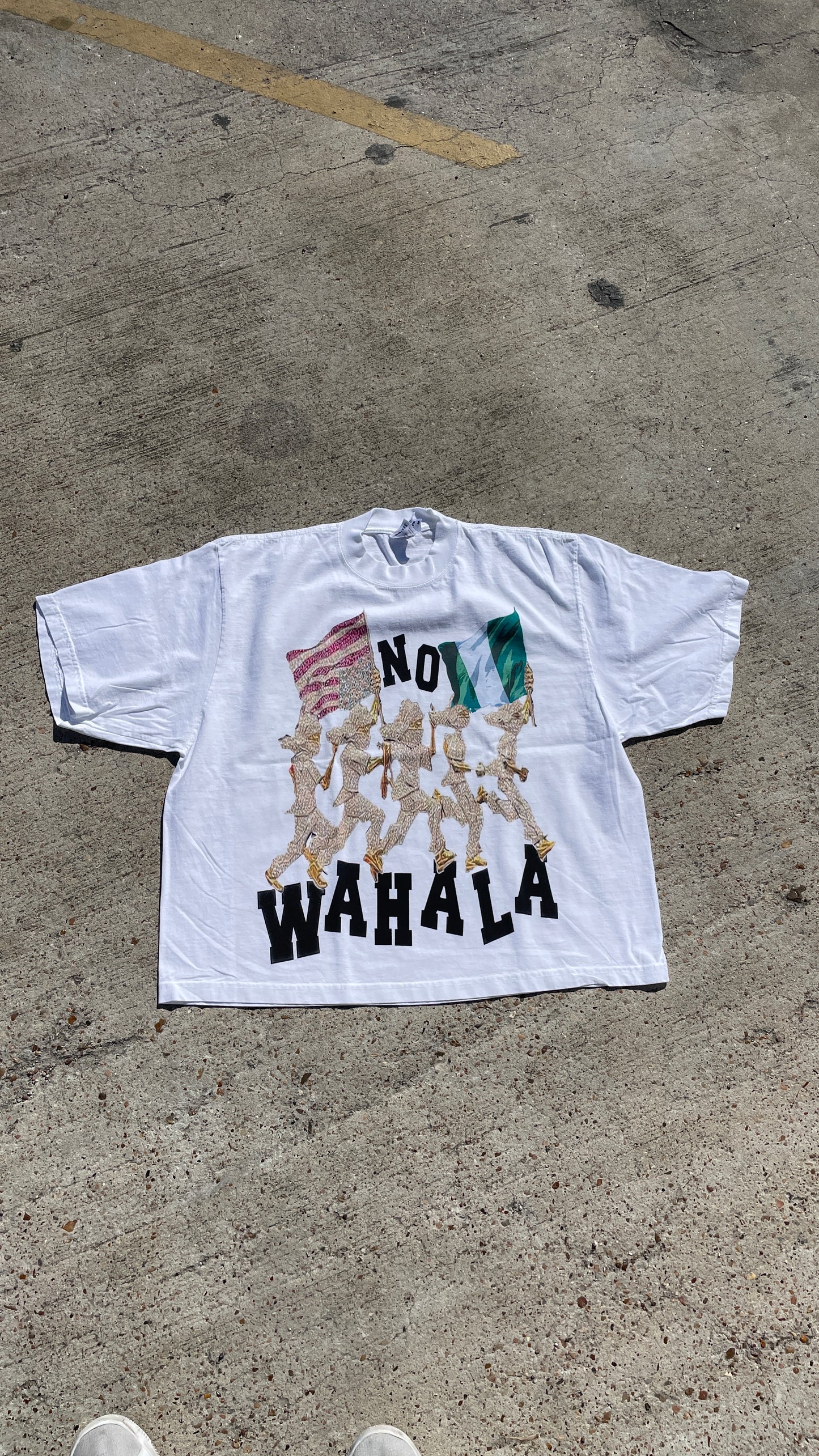 'Soldier' White Tee